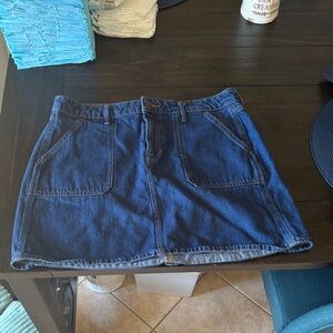 Old Navy Dark Blue Mini Skirt